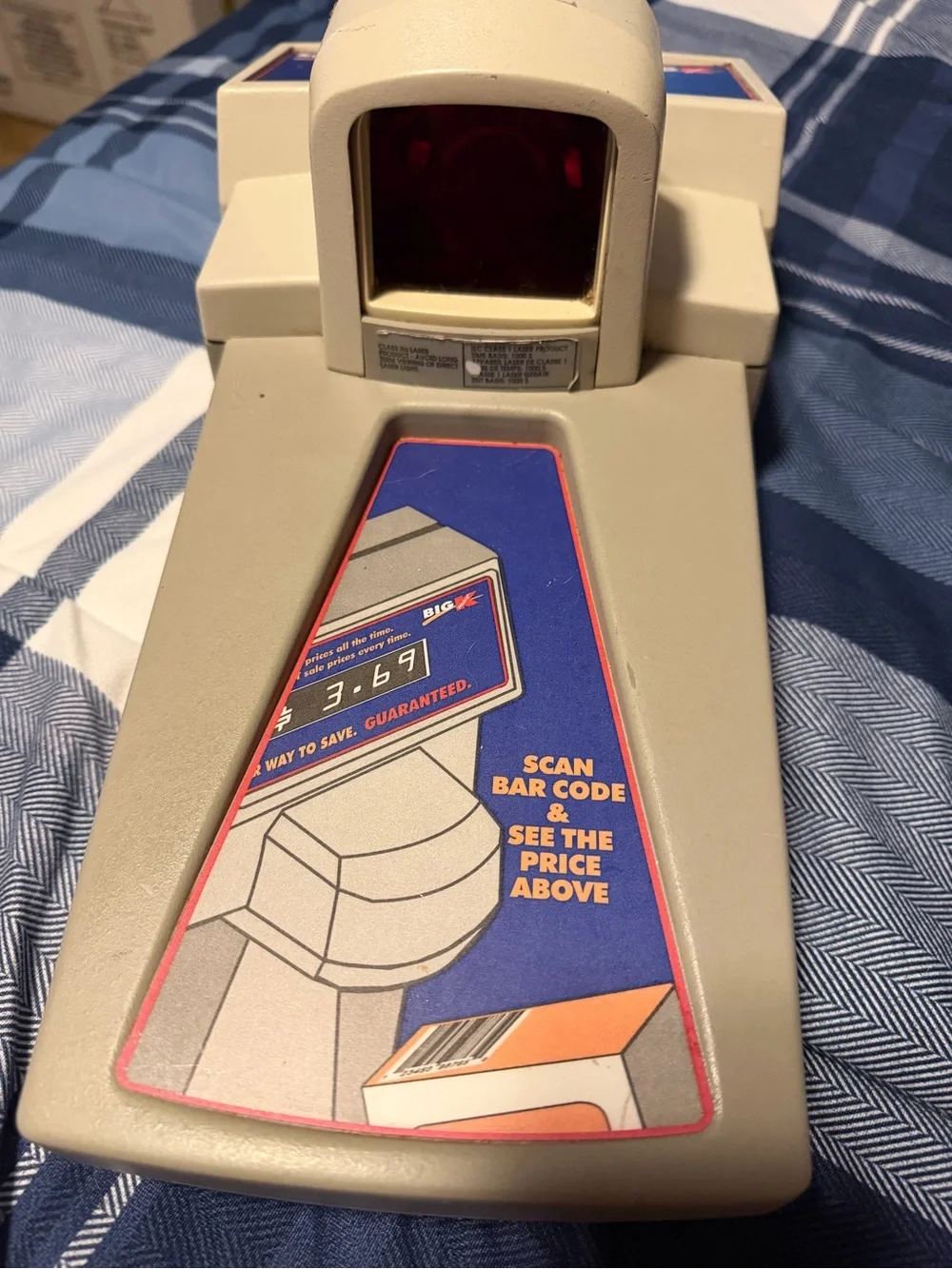 KMART Barcode Scanner - Beige -